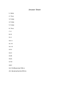 Answer Sheet .doc